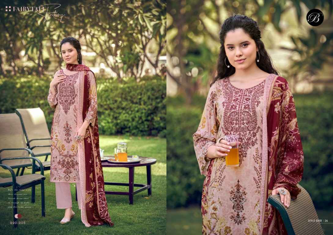 BELLIZA NAIRA VOL-149 PURE COTTON EMBROIDERY DRESS MATERIAL