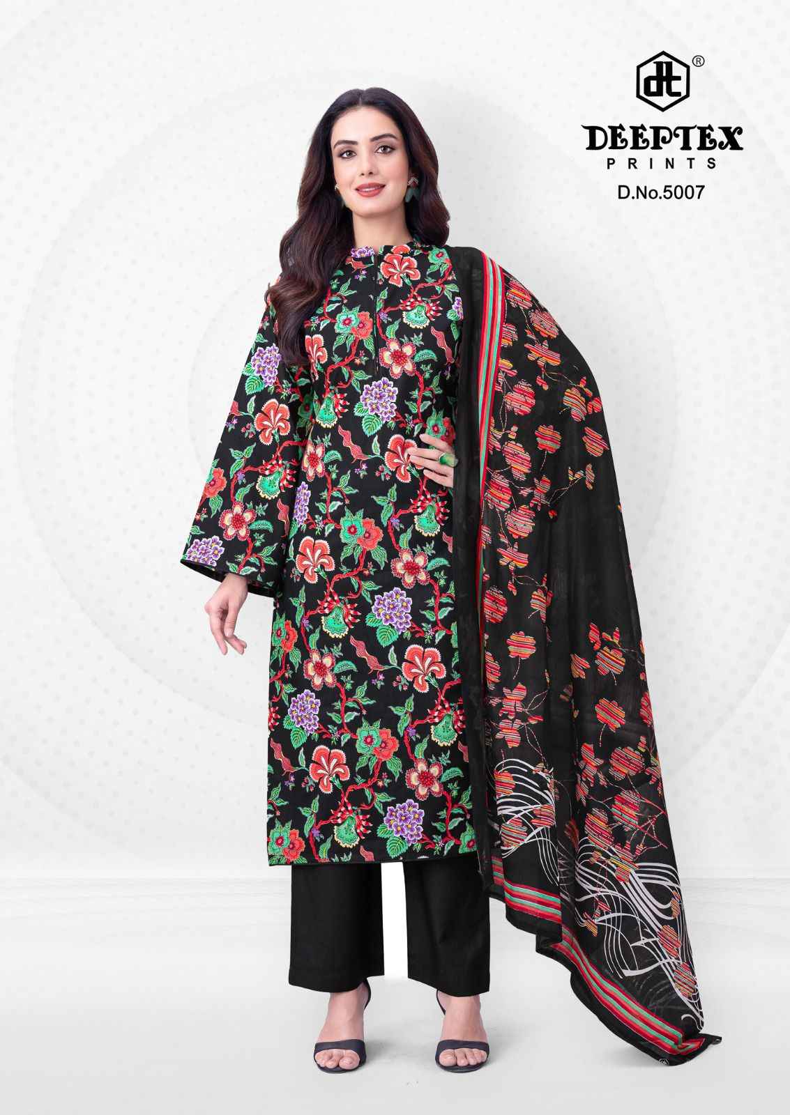 DEEPTEX AALIA AFREEN VOL-5 HEAVY COTTON PRINTED DRESS MATERIAL