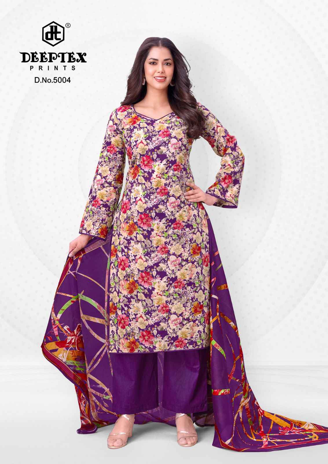 DEEPTEX AALIA AFREEN VOL-5 HEAVY COTTON PRINTED DRESS MATERIAL
