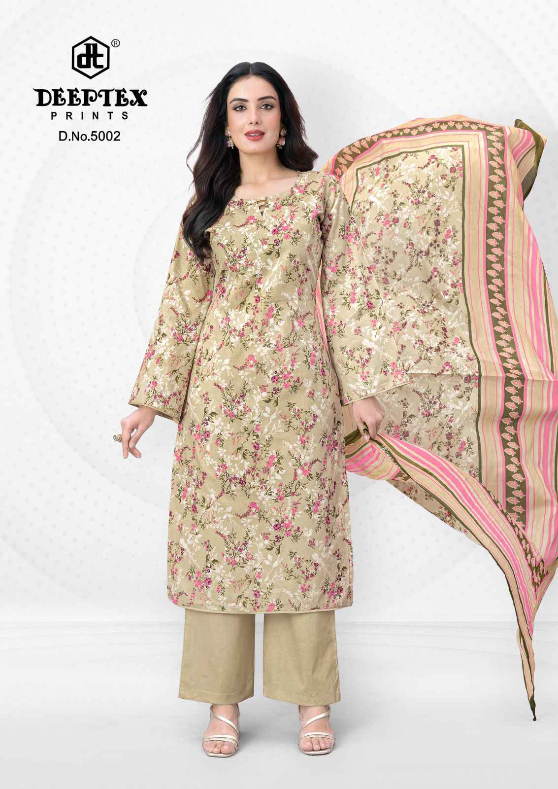 DEEPTEX AALIA AFREEN VOL-5 HEAVY COTTON PRINTED DRESS MATERIAL