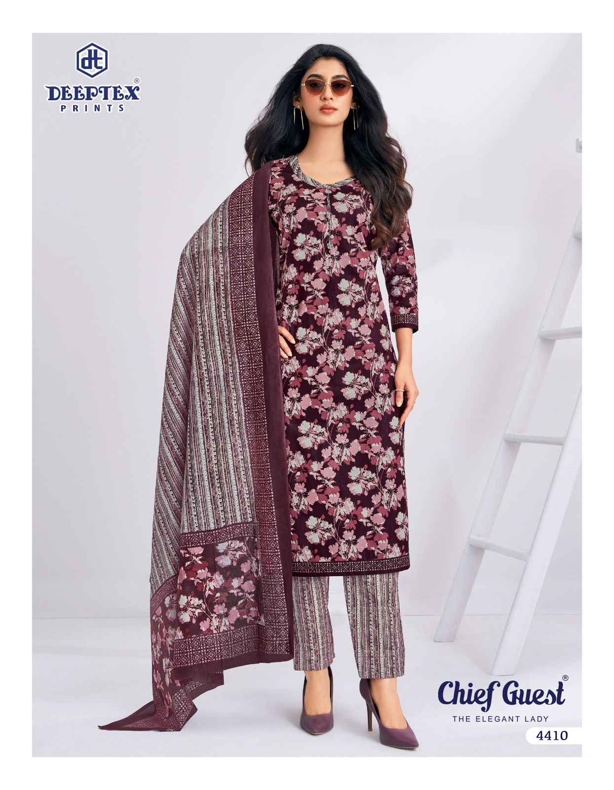 DEEPTEX CHIEF GUEST VOL-44 PURE COTTON DRESS MATERIAL