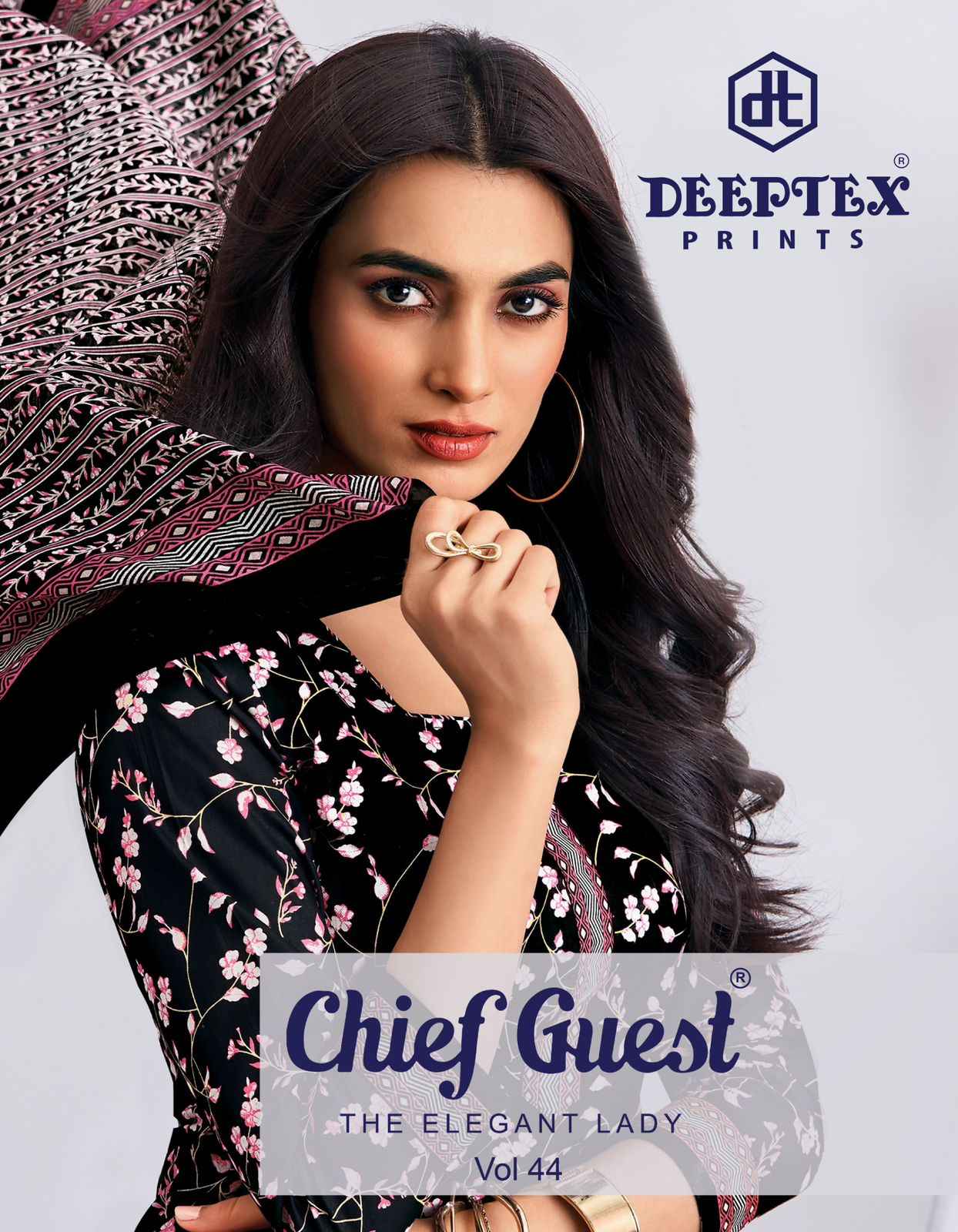 DEEPTEX CHIEF GUEST VOL-44 PURE COTTON DRESS MATERIAL
