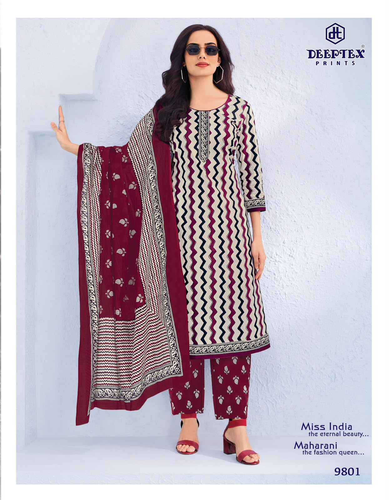 DEEPTEX MISS INDIA VOL-98 PURE COTTON DRESS MATERIAL