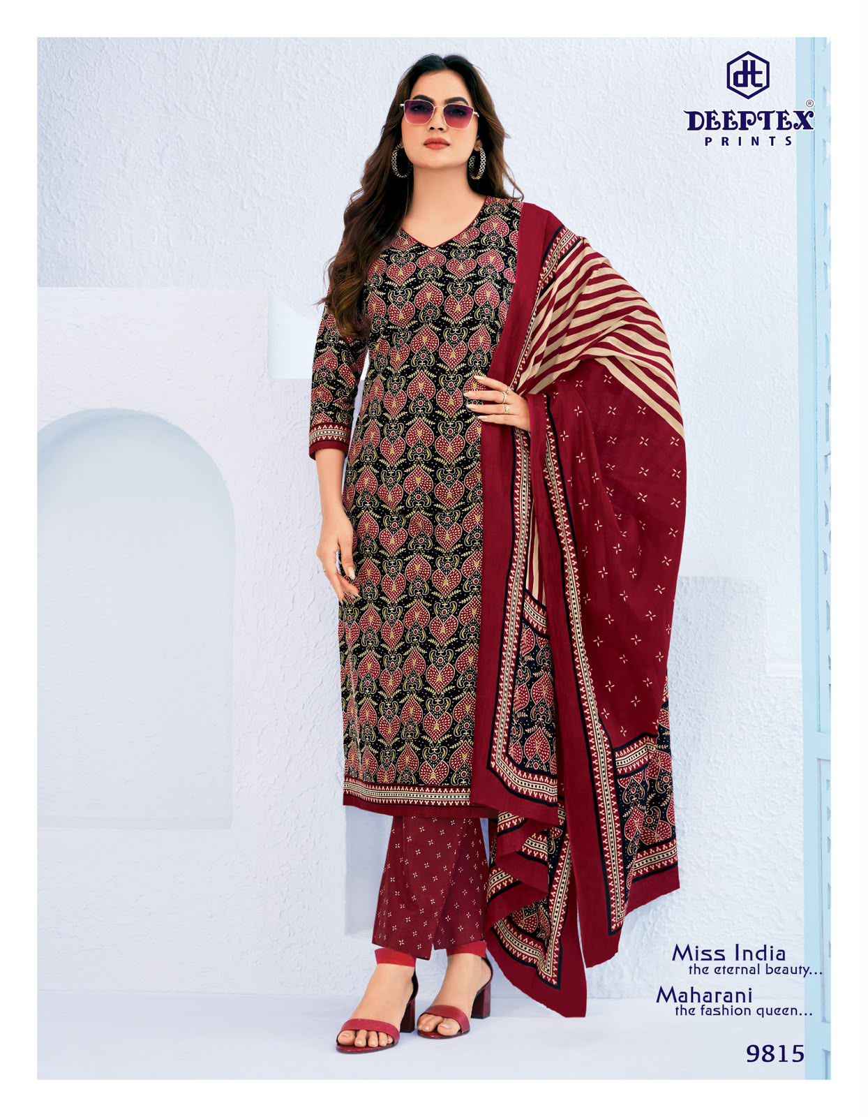 DEEPTEX MISS INDIA VOL-98 PURE COTTON DRESS MATERIAL