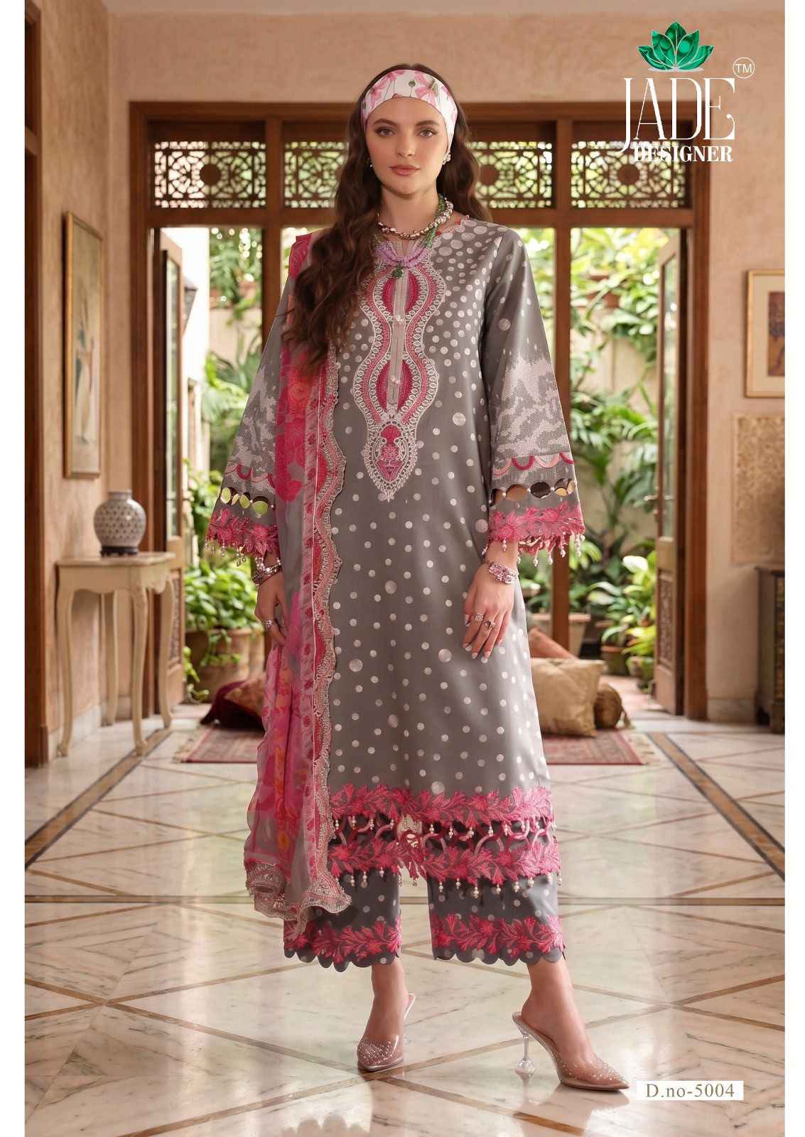 JADE AYESHA ZARA VOL-5 HEAVY LAWN COTTON DRESS MATERIAL