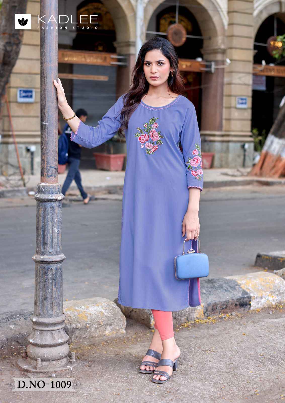 KADLEE LADLEE VOL-3 HEAVY RAYON THREAD & HANDWORK KURTI