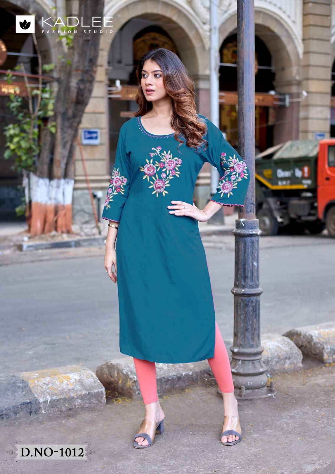 KADLEE LADLEE VOL-3 HEAVY RAYON THREAD & HANDWORK KURTI