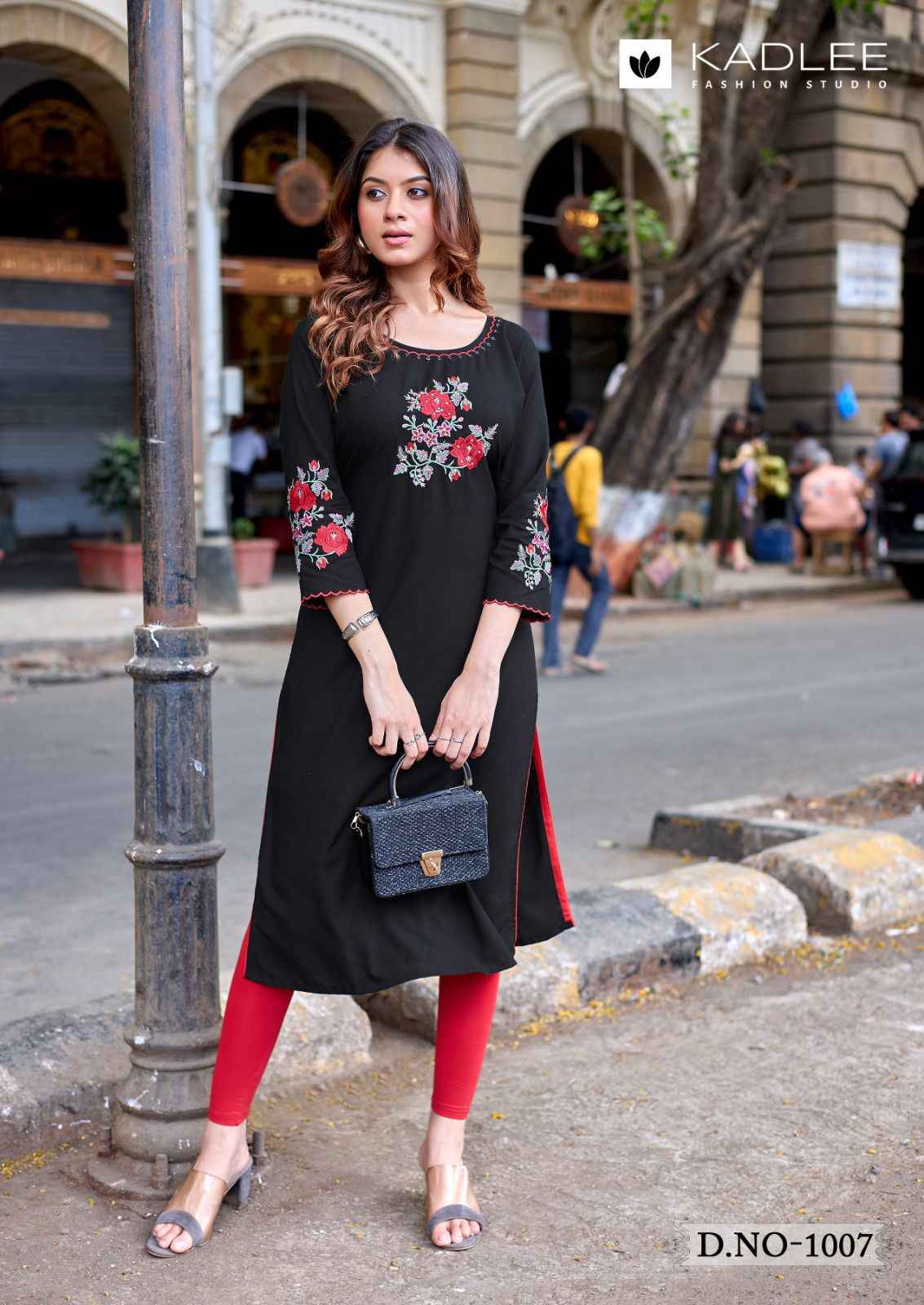 KADLEE LADLEE VOL-3 HEAVY RAYON THREAD & HANDWORK KURTI