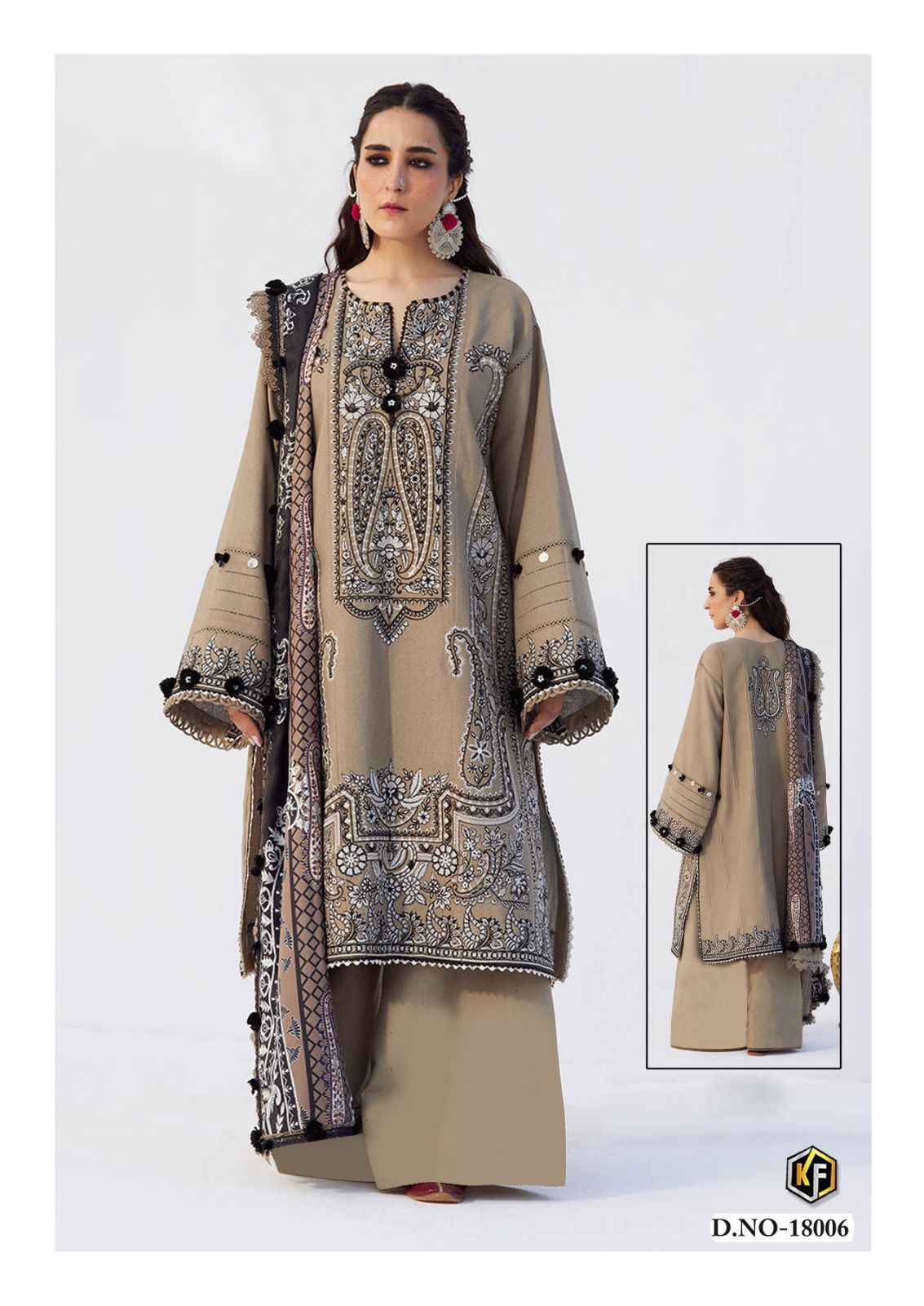 KEVAL FAB NX HIT VOL-18 HEAVY COTTON DRESS MATERIAL