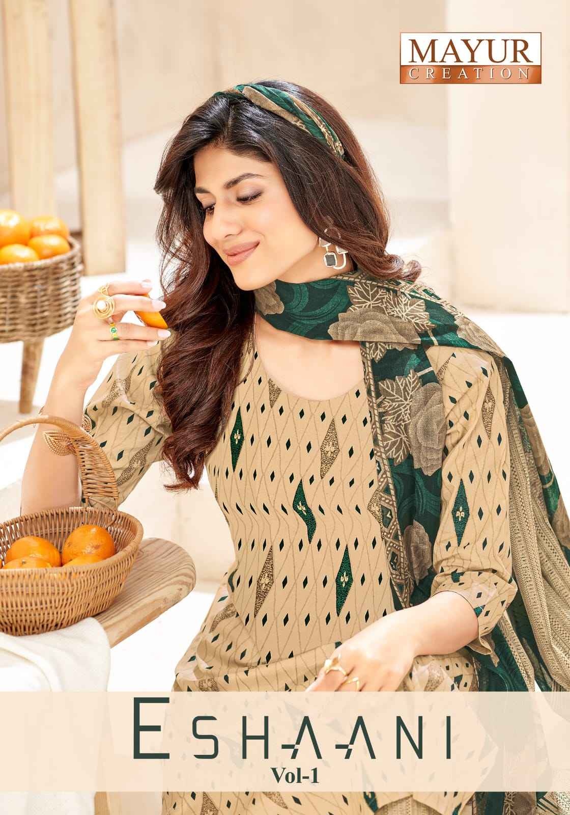 MAYUR ESHAANI COTTON PRINTED DRESS MATERIAL