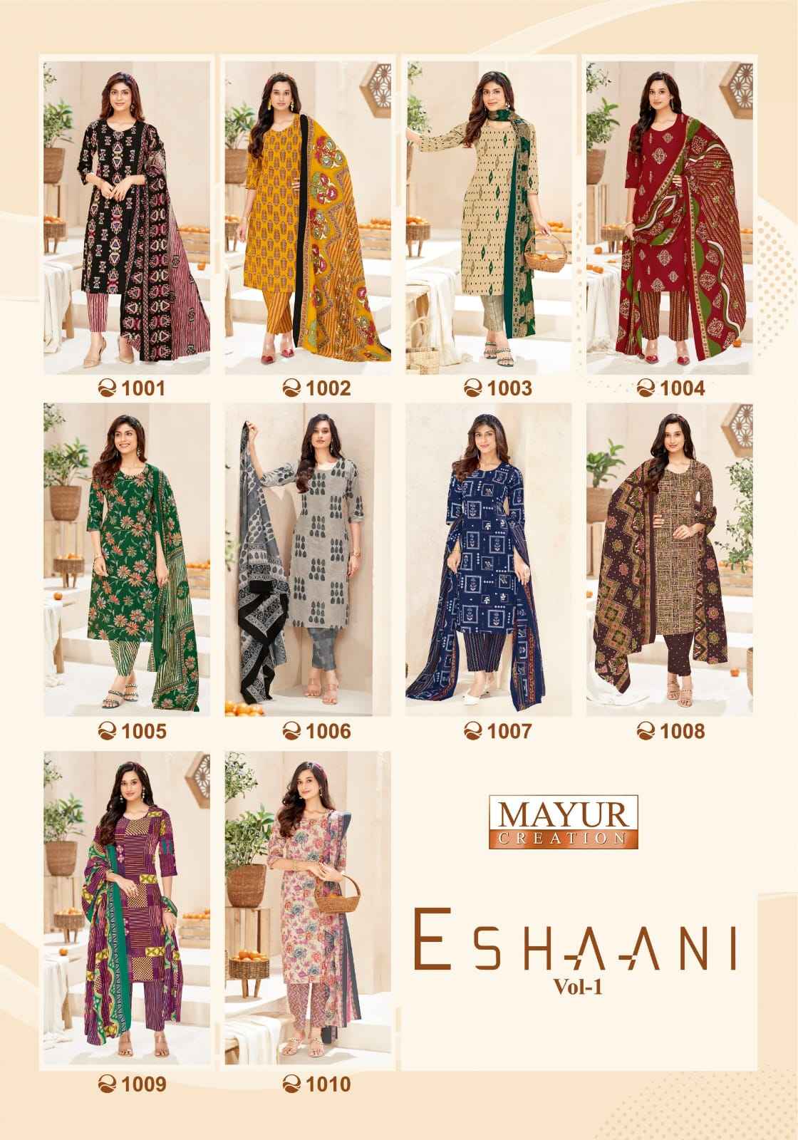MAYUR ESHAANI COTTON PRINTED DRESS MATERIAL