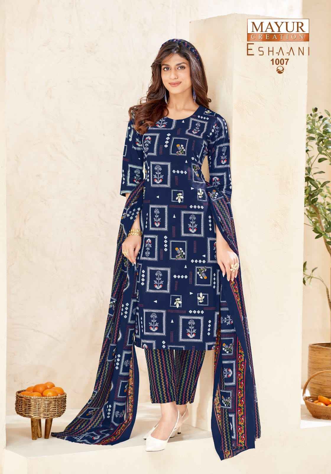 MAYUR ESHAANI COTTON PRINTED DRESS MATERIAL