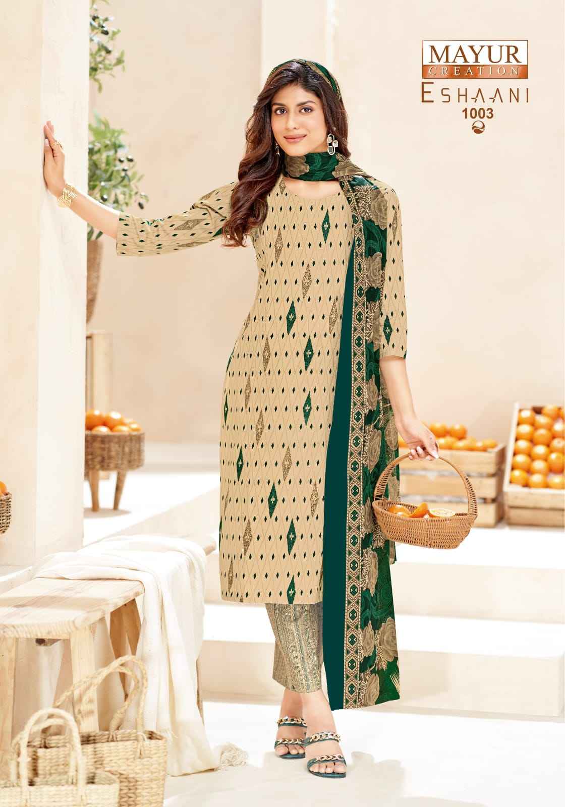 MAYUR ESHAANI COTTON PRINTED DRESS MATERIAL