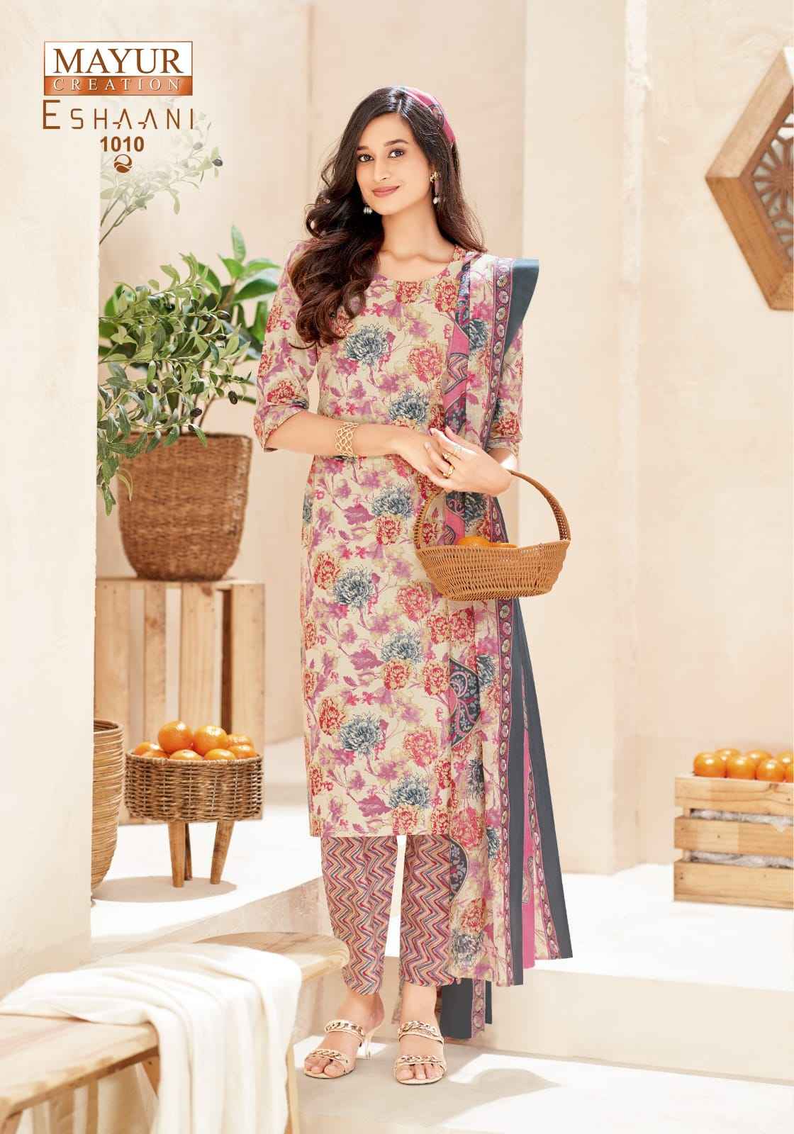 MAYUR ESHAANI COTTON PRINTED DRESS MATERIAL