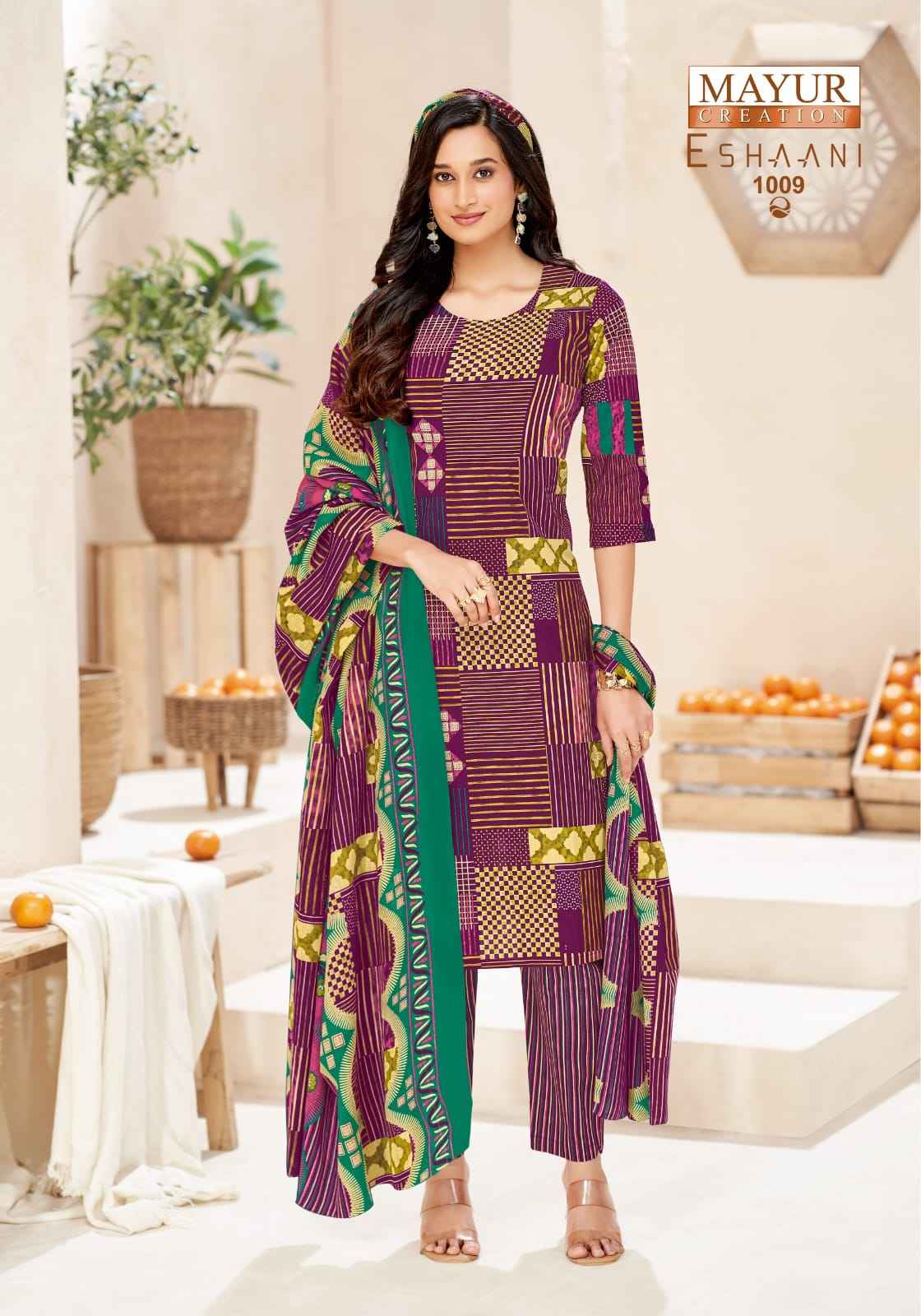MAYUR ESHAANI COTTON PRINTED DRESS MATERIAL