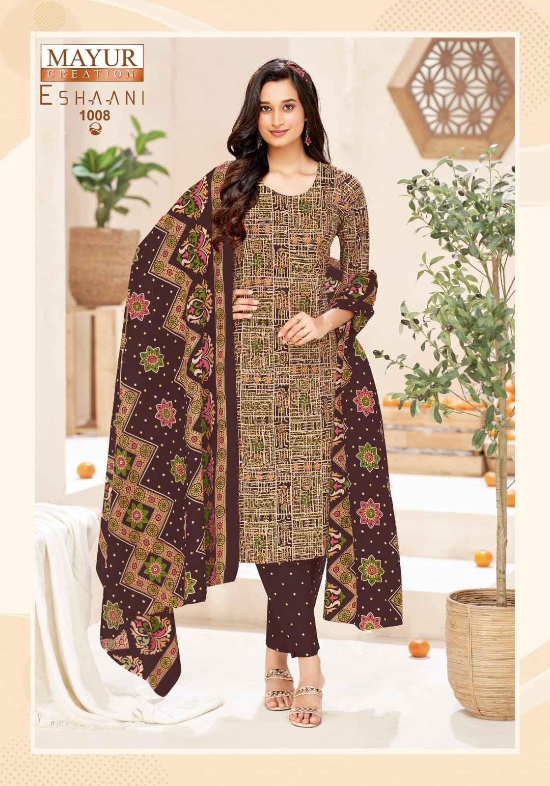 MAYUR ESHAANI COTTON PRINTED DRESS MATERIAL