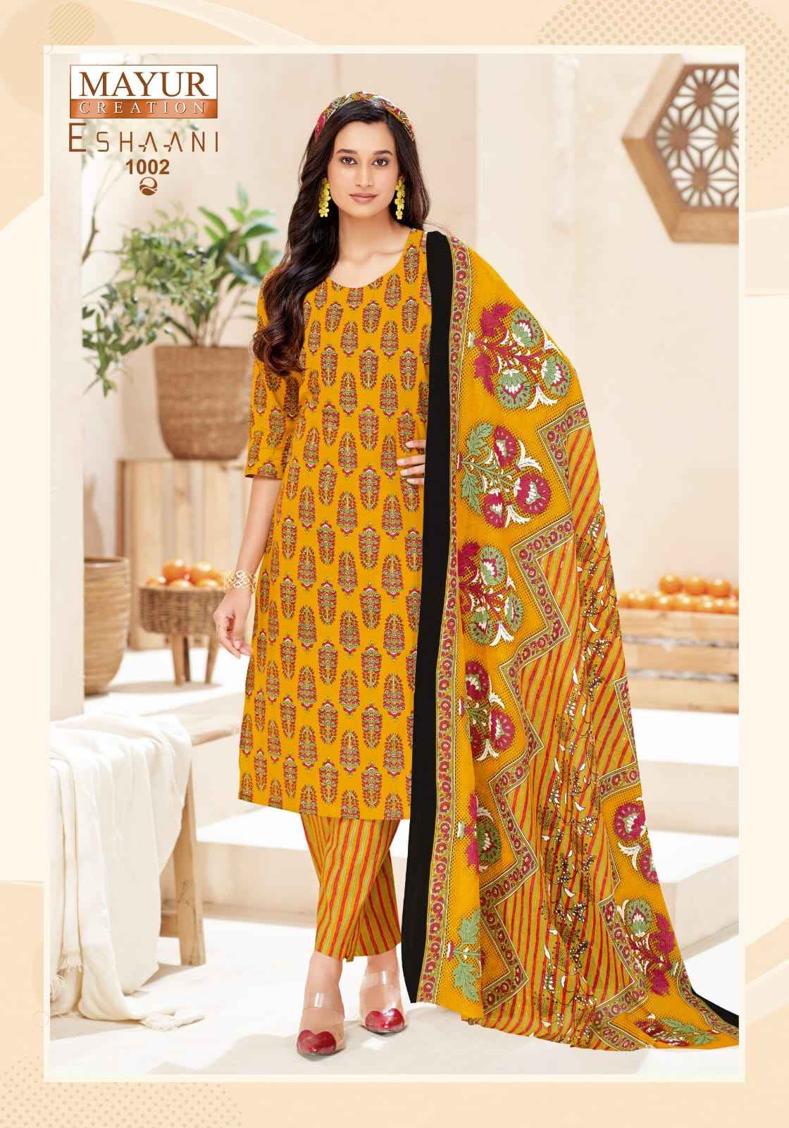 MAYUR ESHAANI COTTON PRINTED DRESS MATERIAL