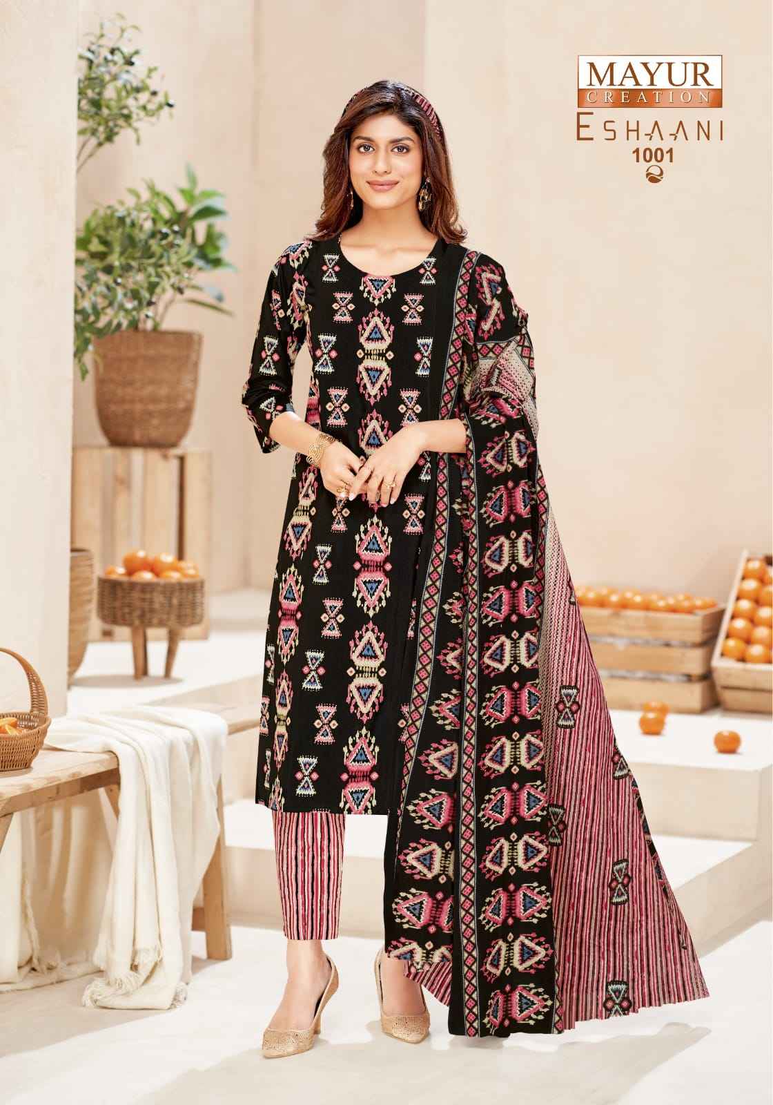 MAYUR ESHAANI COTTON PRINTED DRESS MATERIAL