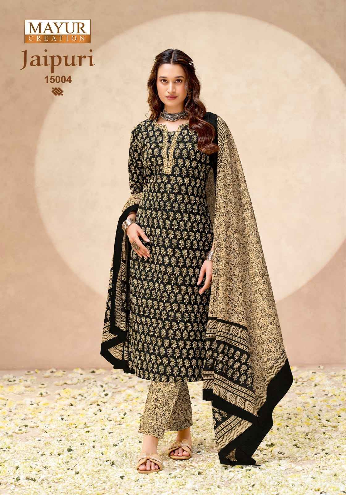 MAYUR JAIPURI VOL-15 PURE COTTON PRINTED DRESS MATERIAL 