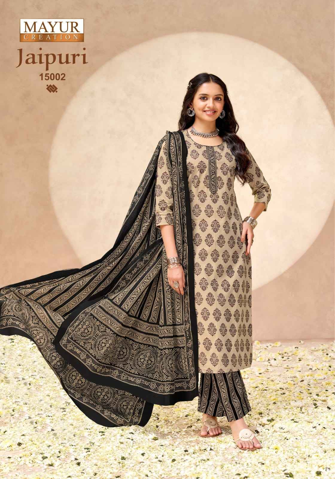 MAYUR JAIPURI VOL-15 PURE COTTON PRINTED DRESS MATERIAL 