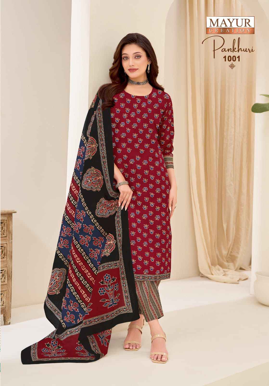 MAYUR PANKHURI VOL-1 COTTON PRINTED DRESS MATERIAL