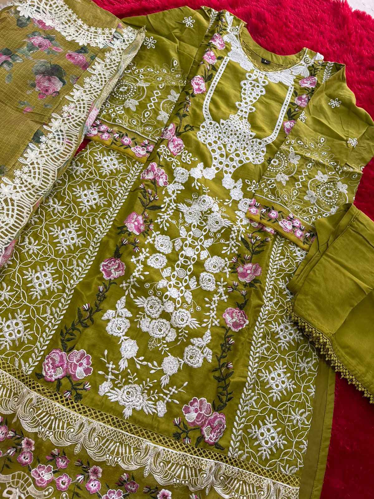 MEHBOOB TEX OMBRE NX-13 PURE COTTON PAKISTANI DRESS MATERIAL