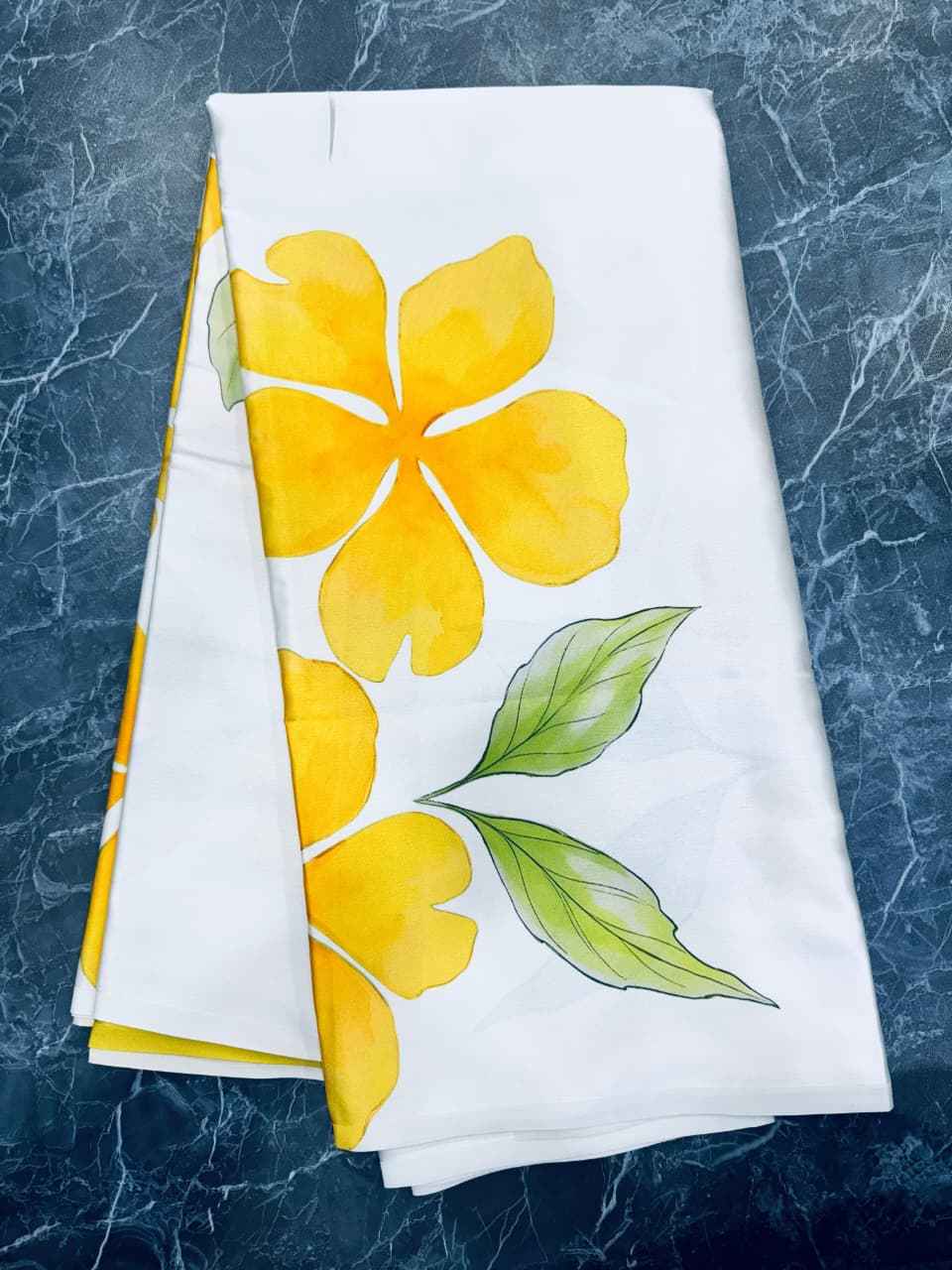 ORIGINAL JAPAN SATIN DIGITAL PRINT SAREE