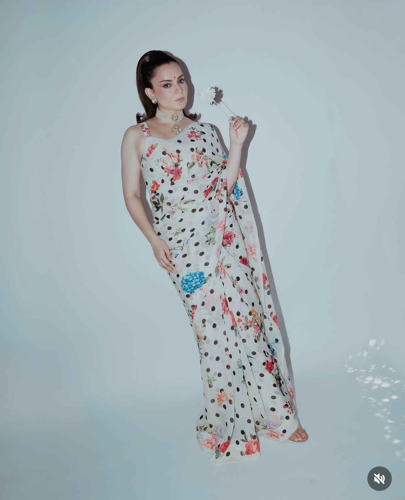 ORIGINAL JAPAN SATIN DIGITAL PRINT SAREE