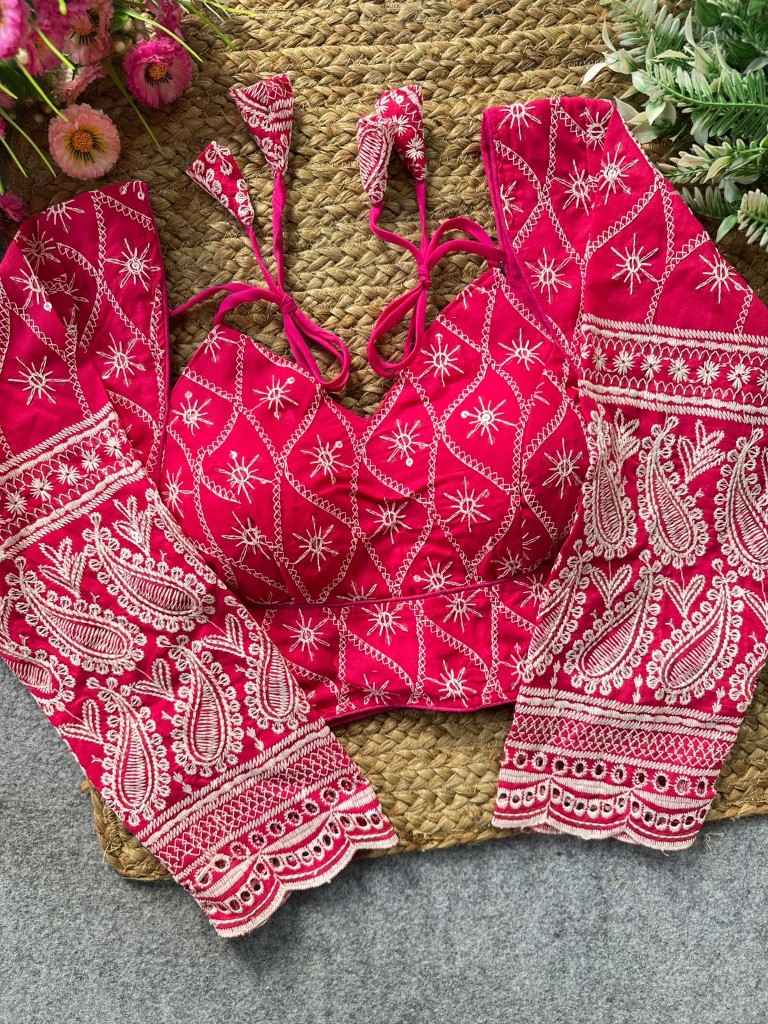 PURE CAMRIC COTTON HAKOBA READYMADE BLOUSE 