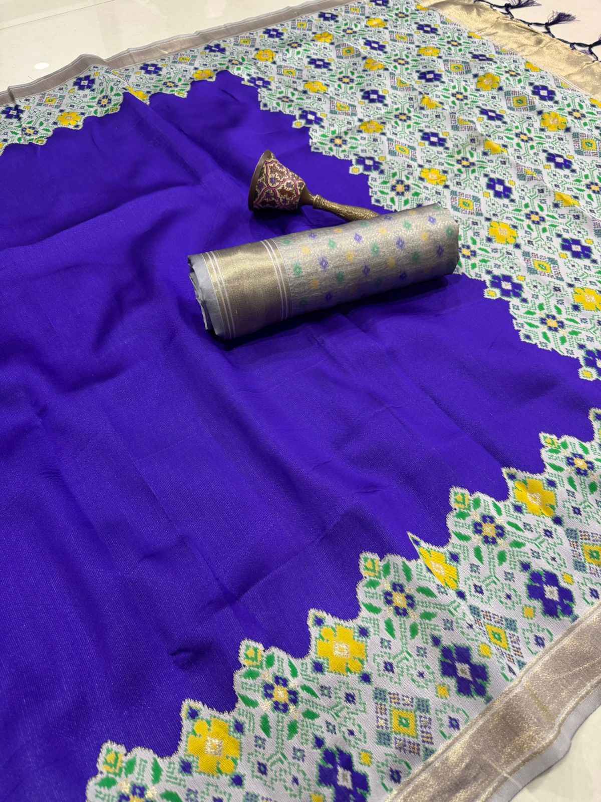 PURE PATOLA SILK PATOLA ZARI WEAVING SAREE