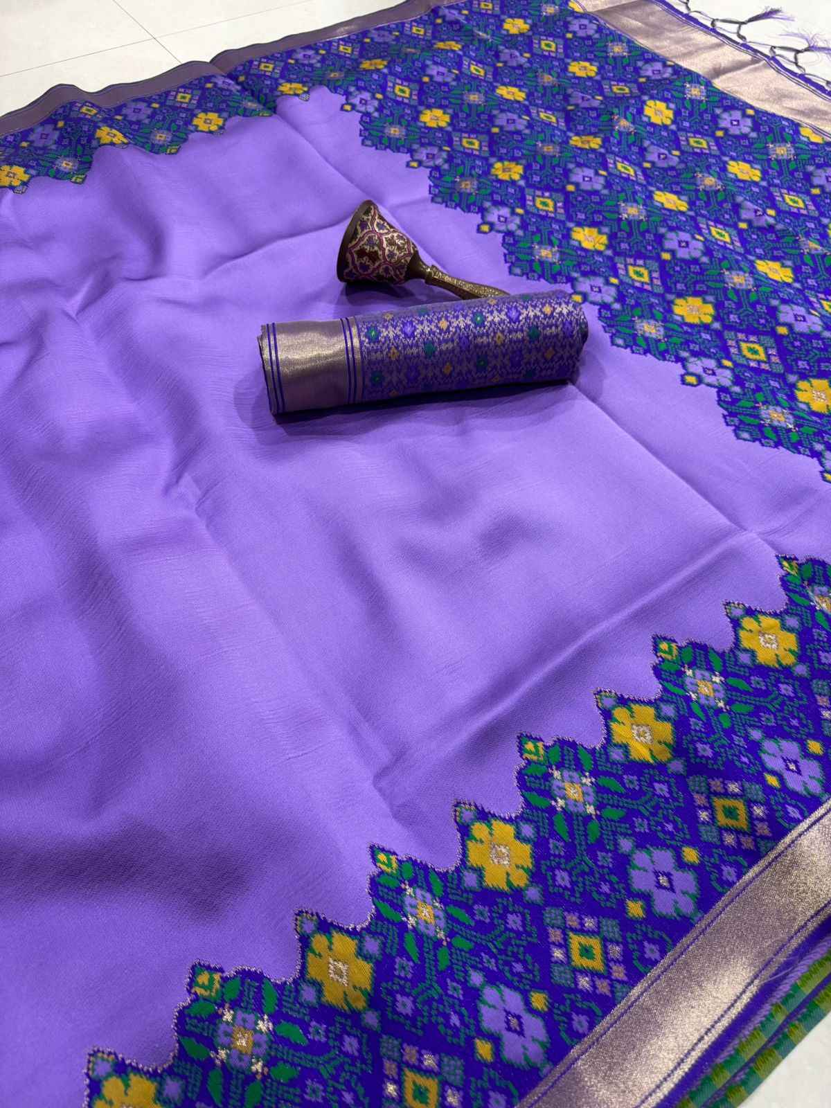 PURE PATOLA SILK PATOLA ZARI WEAVING SAREE