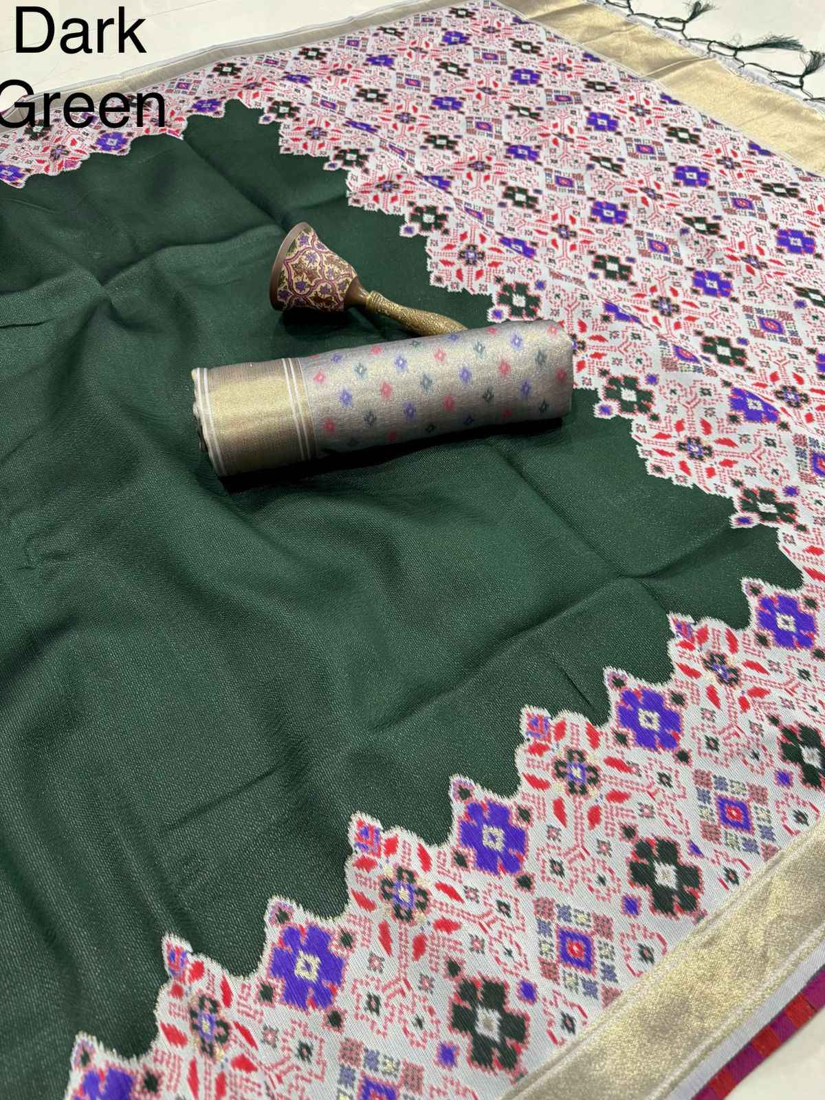 PURE PATOLA SILK PATOLA ZARI WEAVING SAREE