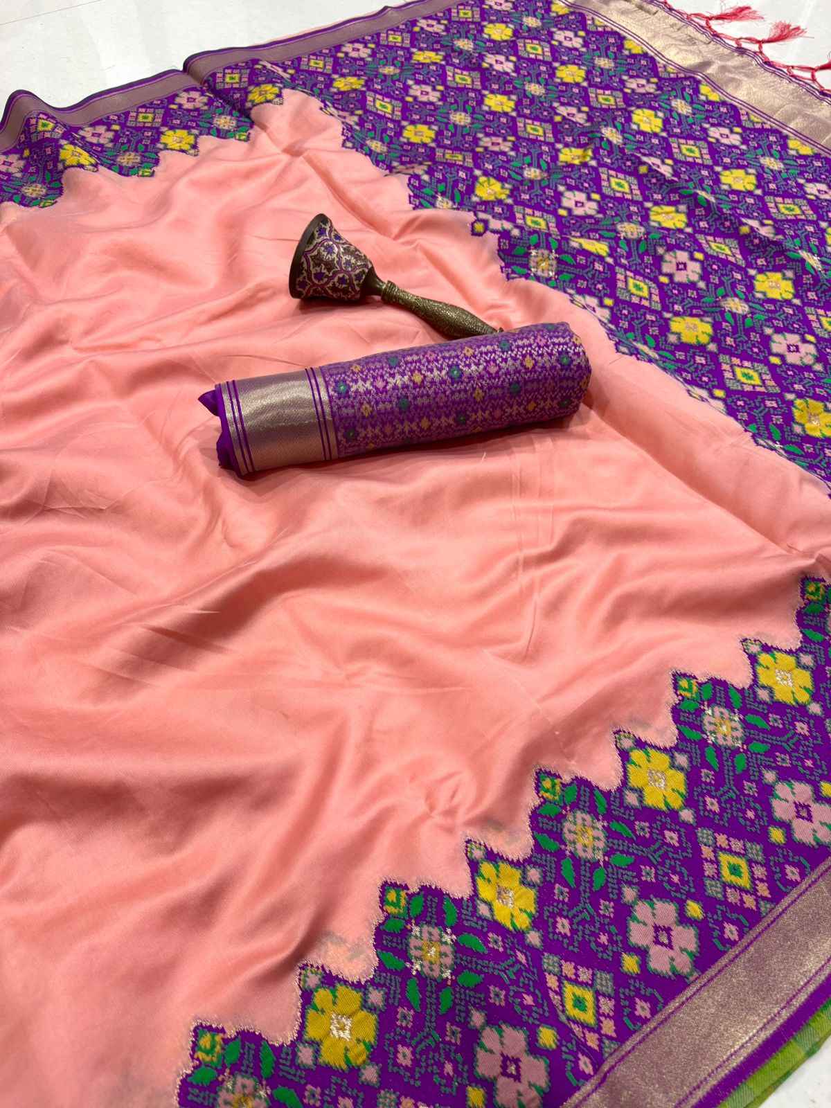 PURE PATOLA SILK PATOLA ZARI WEAVING SAREE