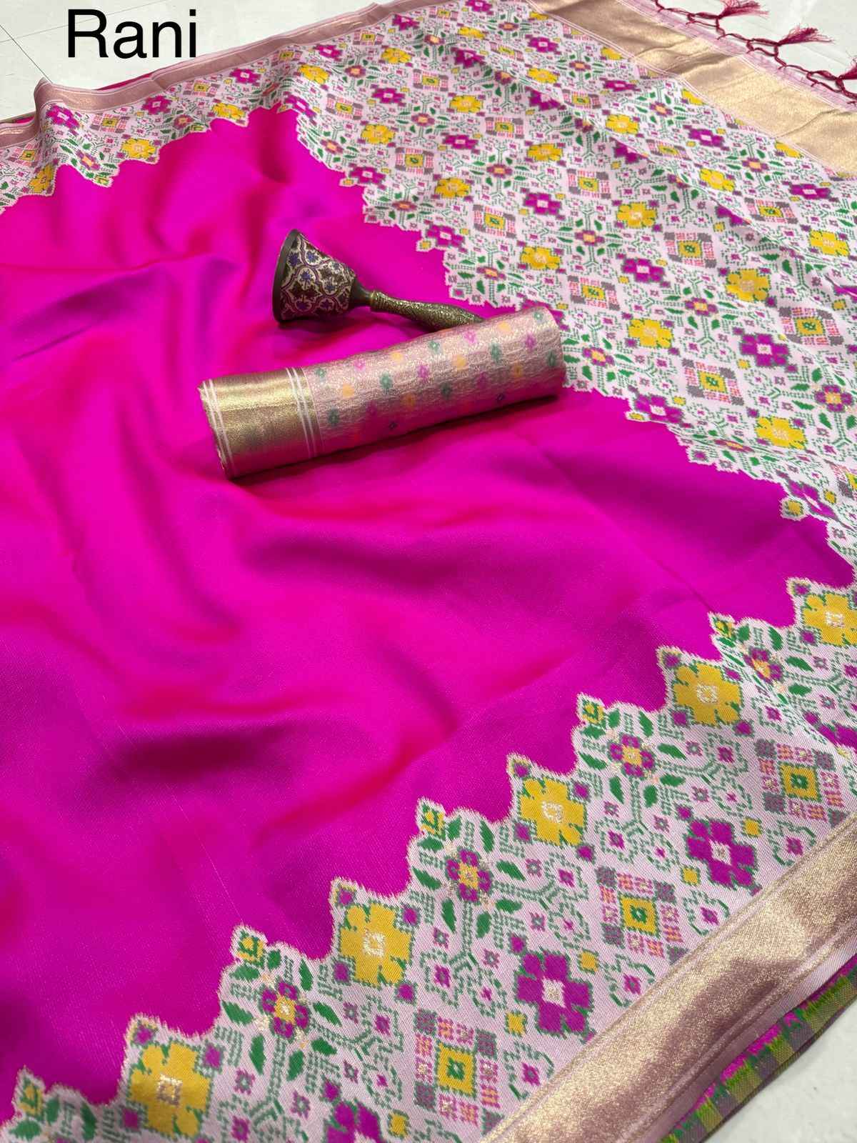 PURE PATOLA SILK PATOLA ZARI WEAVING SAREE