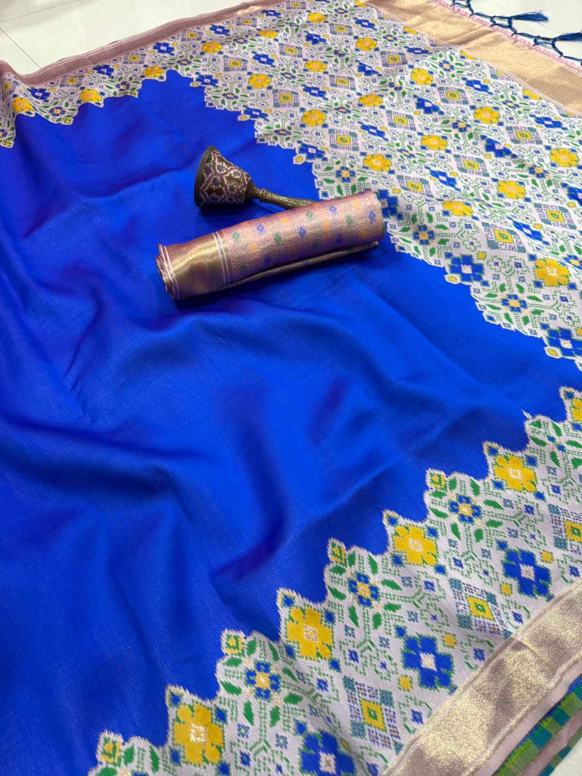 PURE PATOLA SILK PATOLA ZARI WEAVING SAREE
