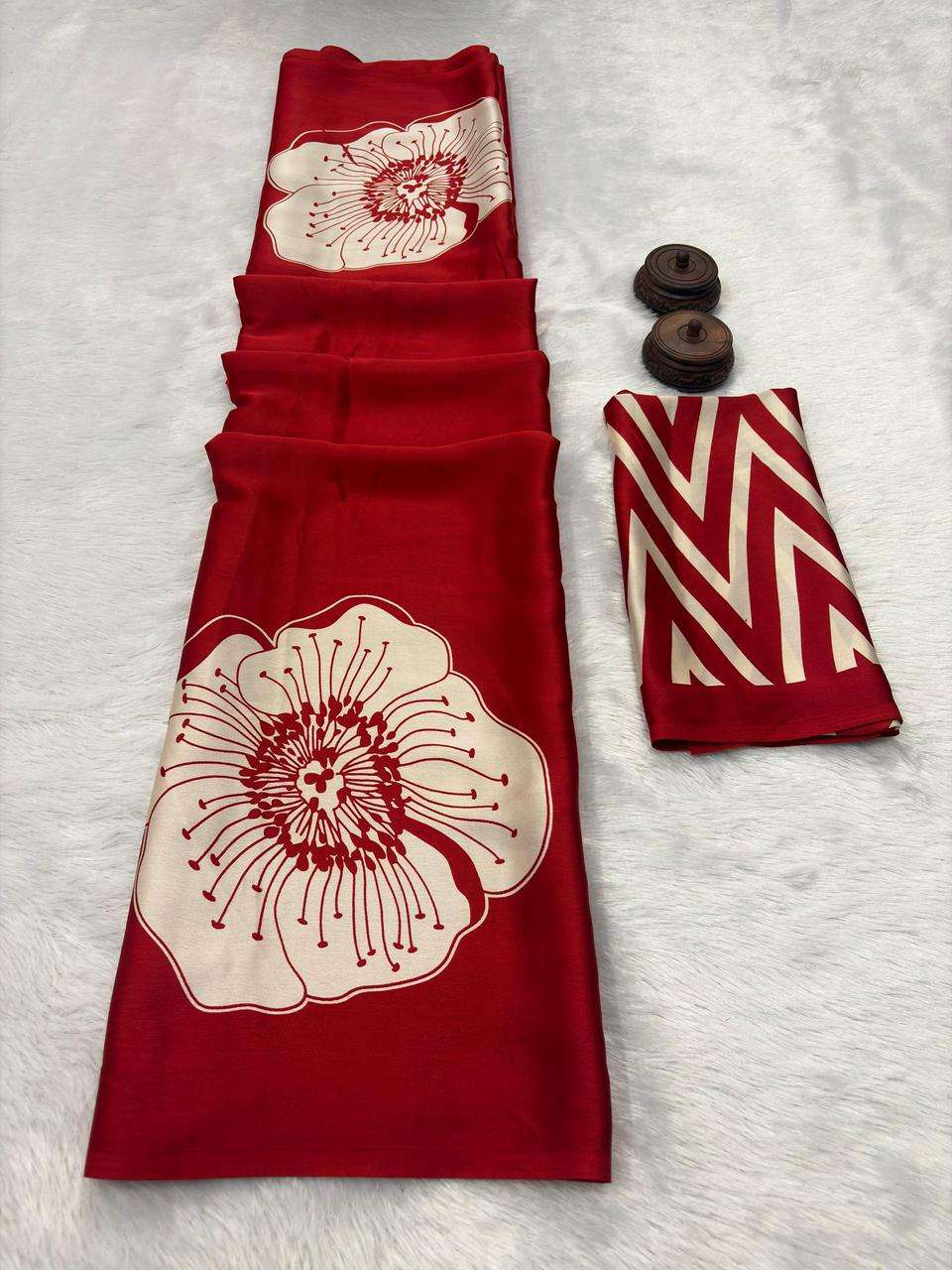 PURE SOFT CREPE SILK DIGITAL PRINTED SAREE