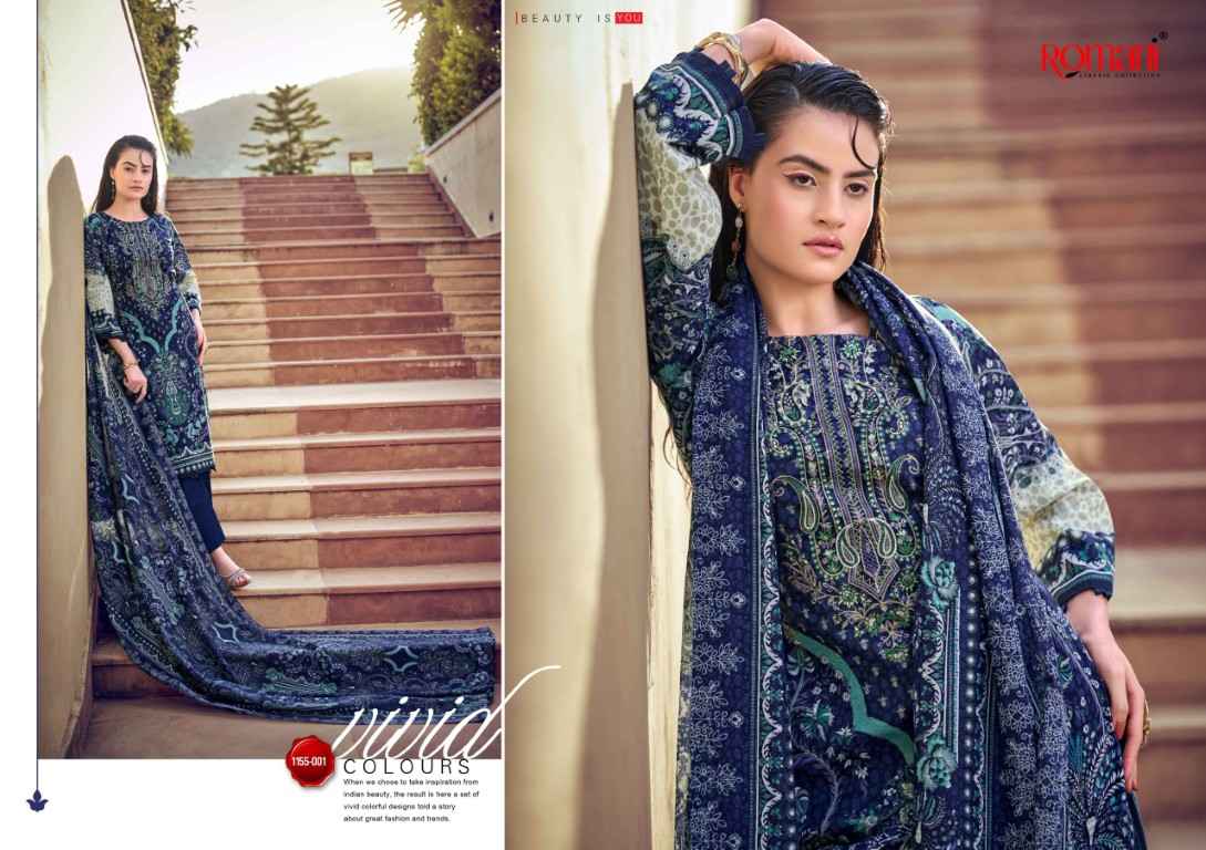ROMANI NEEDLE WONDER VOL-14 SOFT COTTON DIGITAL PRINTED DRESS MATERIAL 