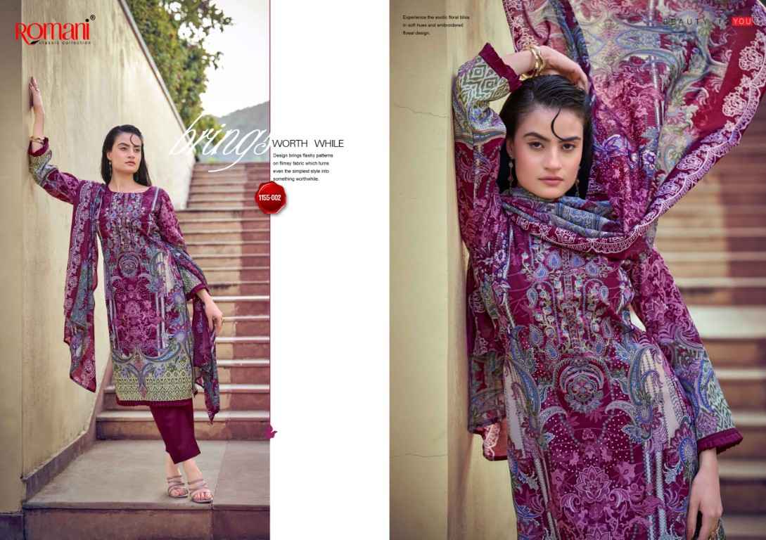 ROMANI NEEDLE WONDER VOL-14 SOFT COTTON DIGITAL PRINTED DRESS MATERIAL 