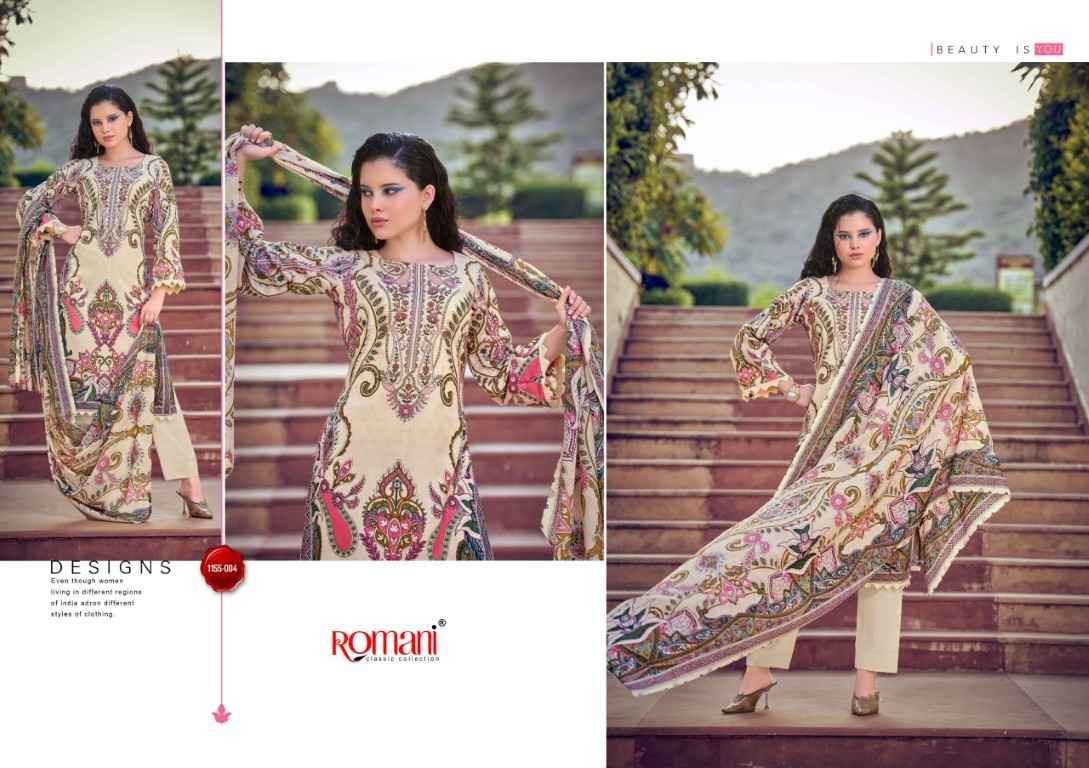 ROMANI NEEDLE WONDER VOL-14 SOFT COTTON DIGITAL PRINTED DRESS MATERIAL 