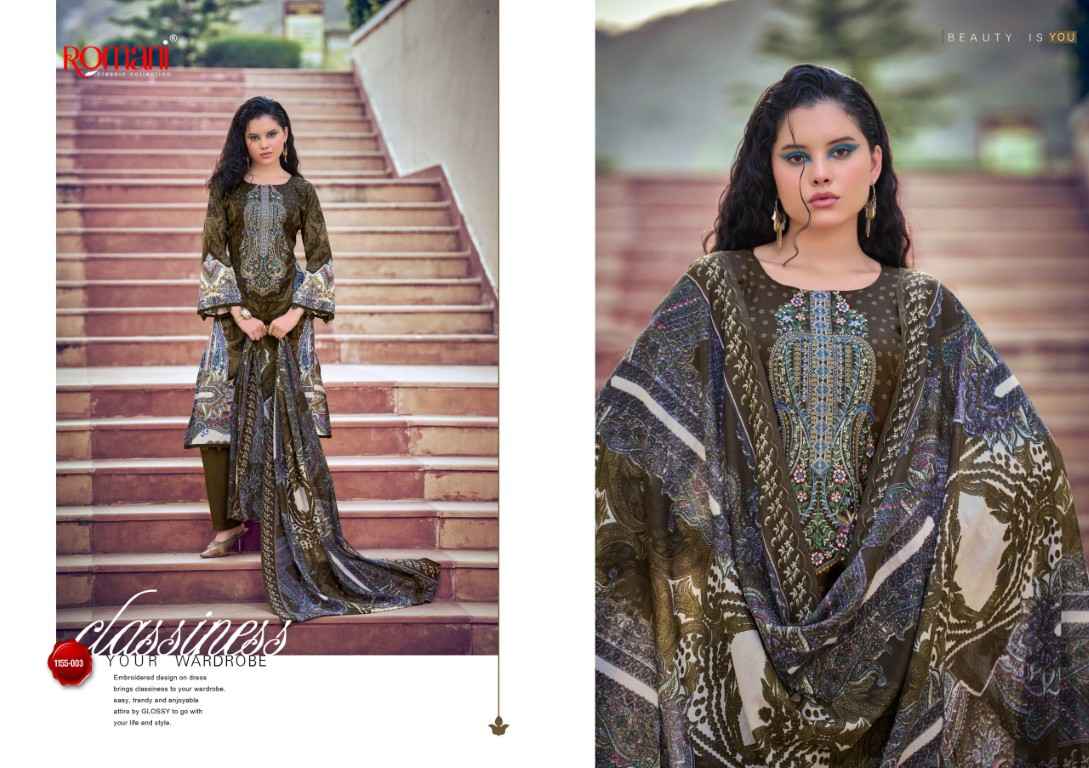ROMANI NEEDLE WONDER VOL-14 SOFT COTTON DIGITAL PRINTED DRESS MATERIAL 