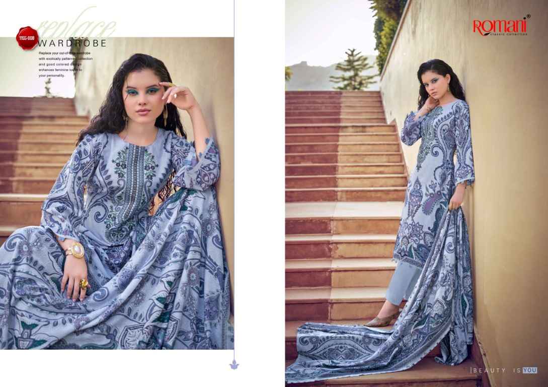 ROMANI NEEDLE WONDER VOL-14 SOFT COTTON DIGITAL PRINTED DRESS MATERIAL 