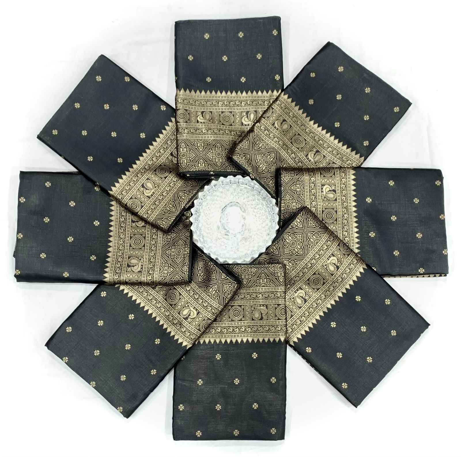 SOFT SILK RICH PALLU AND JACQUARD WORK SAREE CODE 303