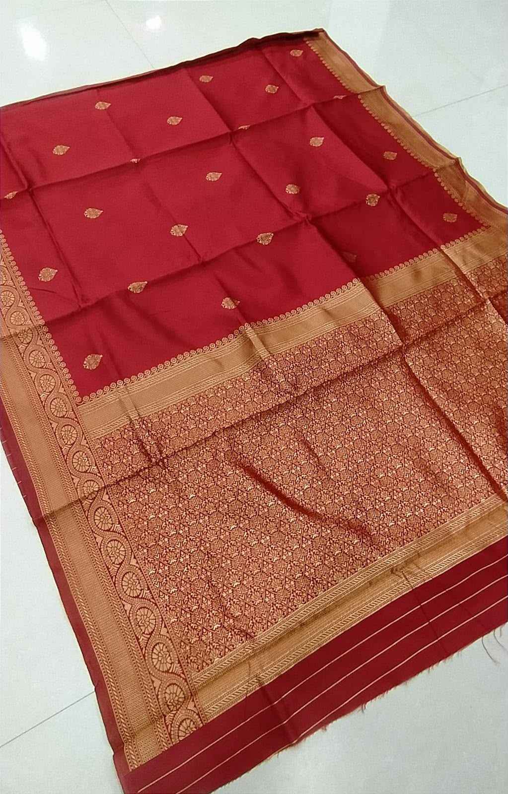SOFT BANARASI SILK JACQUARD WORK SAREE