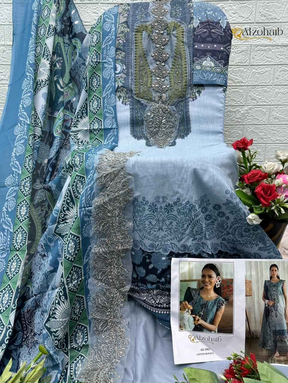 ALZOHAIB RAHMA VOL-1 PURE COTTON PAKISTANI DRESS MATERIAL