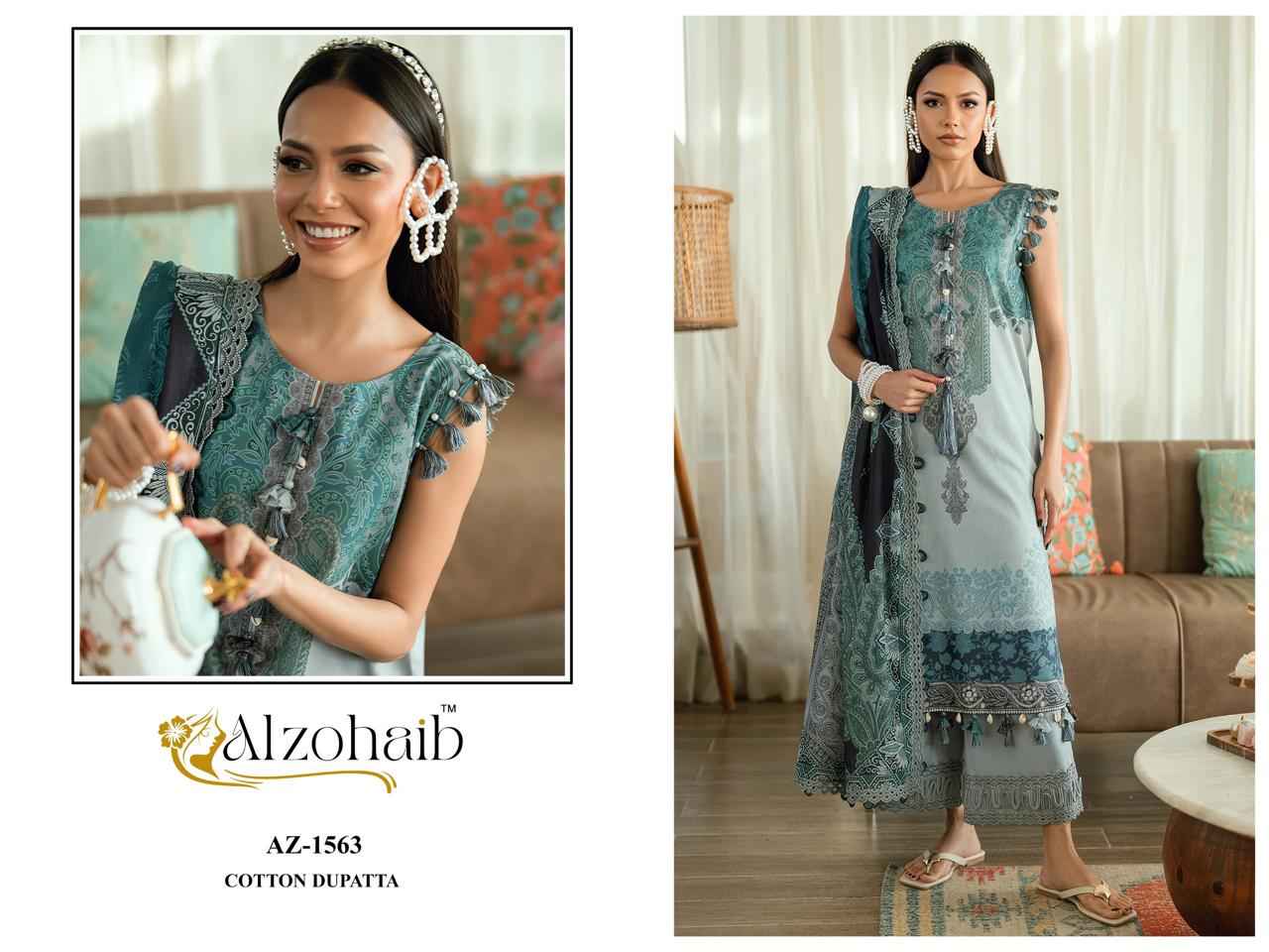 ALZOHAIB RAHMA VOL-1 PURE COTTON PAKISTANI DRESS MATERIAL