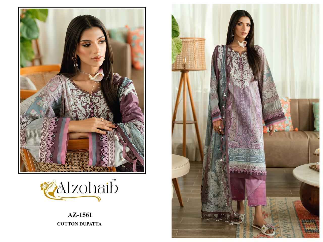 ALZOHAIB RAHMA VOL-1 PURE COTTON PAKISTANI DRESS MATERIAL