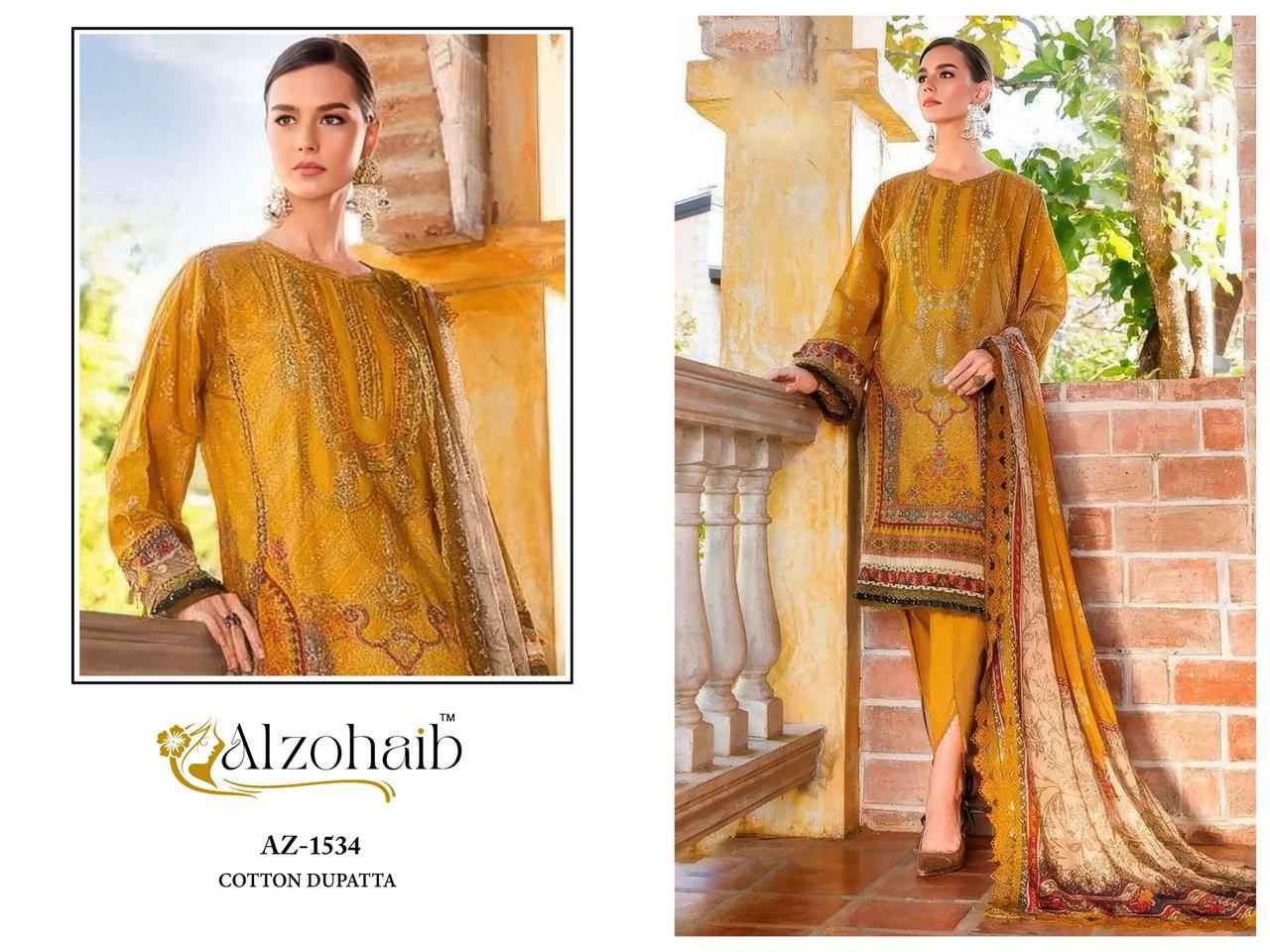 ALZOHAIB RAHMA VOL-1 PURE COTTON PAKISTANI DRESS MATERIAL