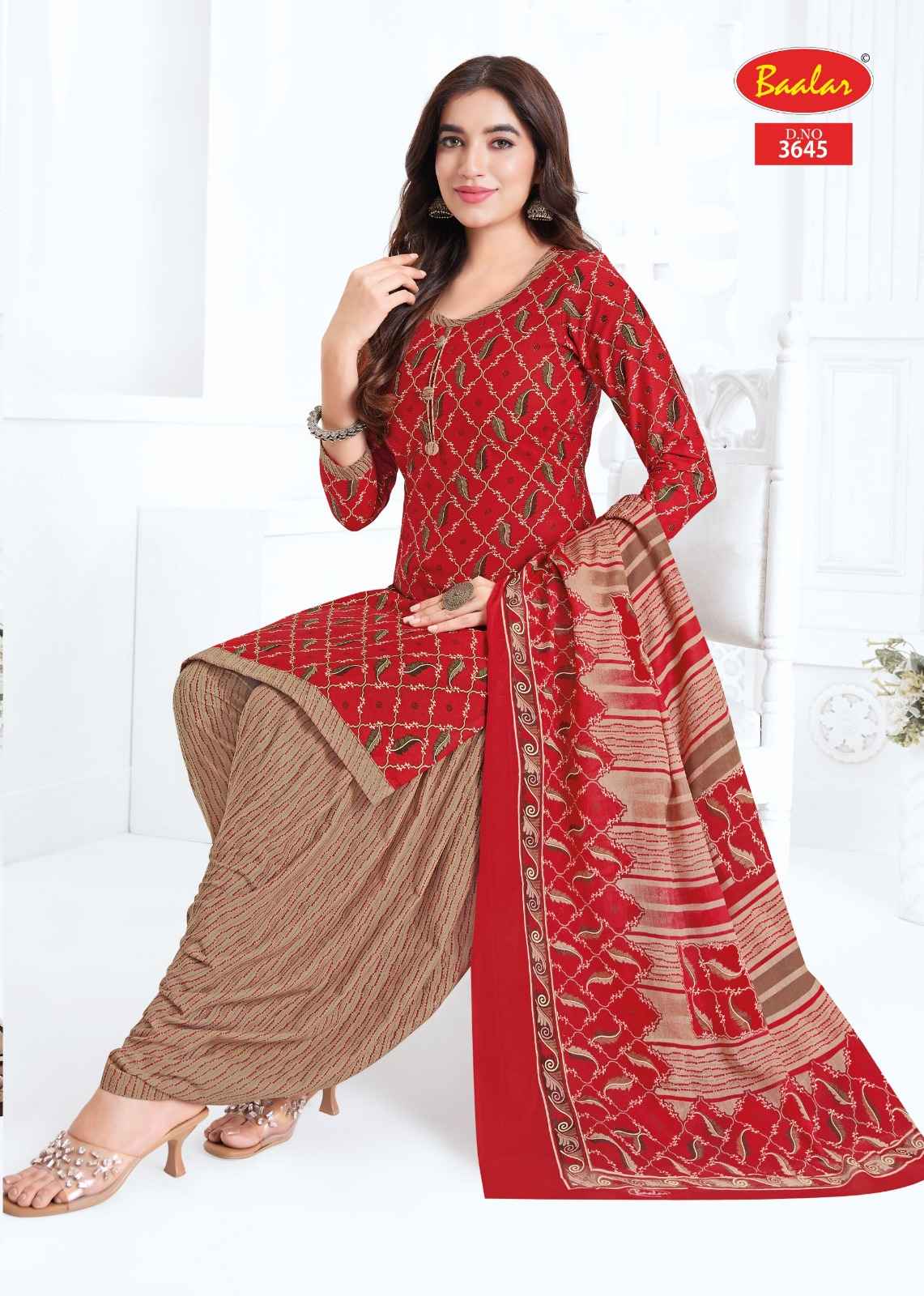 BAALAR ZAARA VOL-36 HEAVY COTTON PRINTED DRESS MATERIAL 