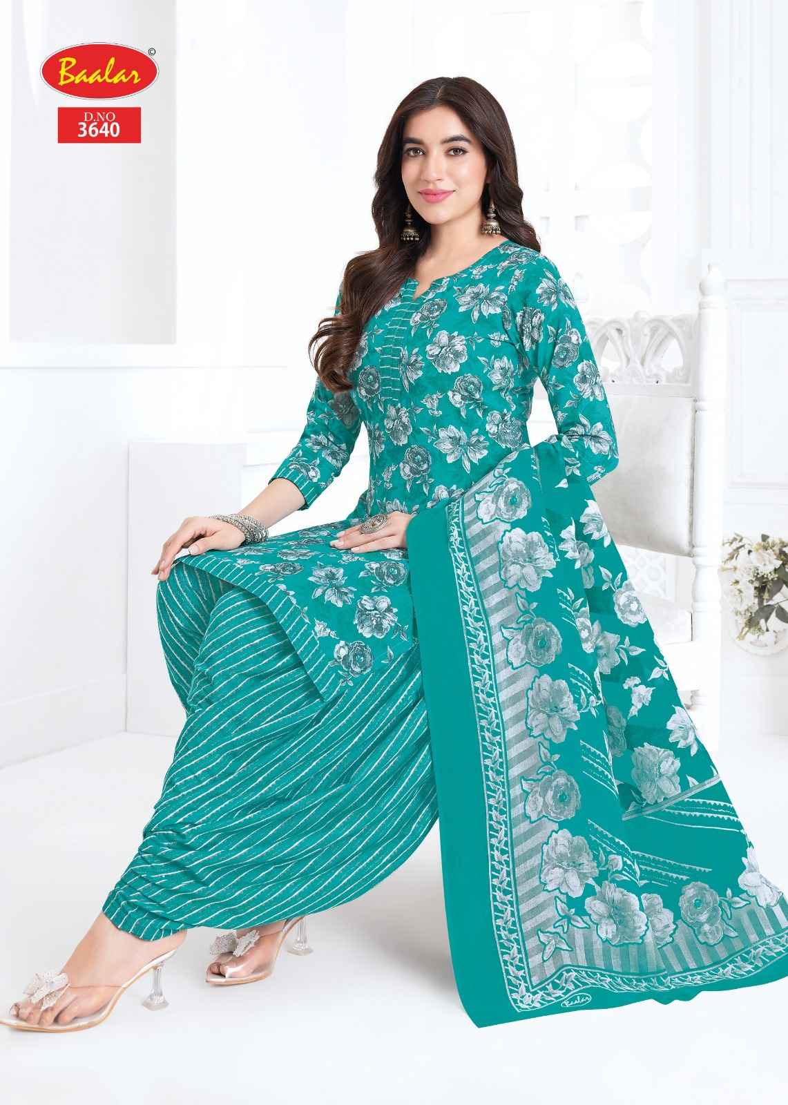 BAALAR ZAARA VOL-36 HEAVY COTTON PRINTED DRESS MATERIAL 