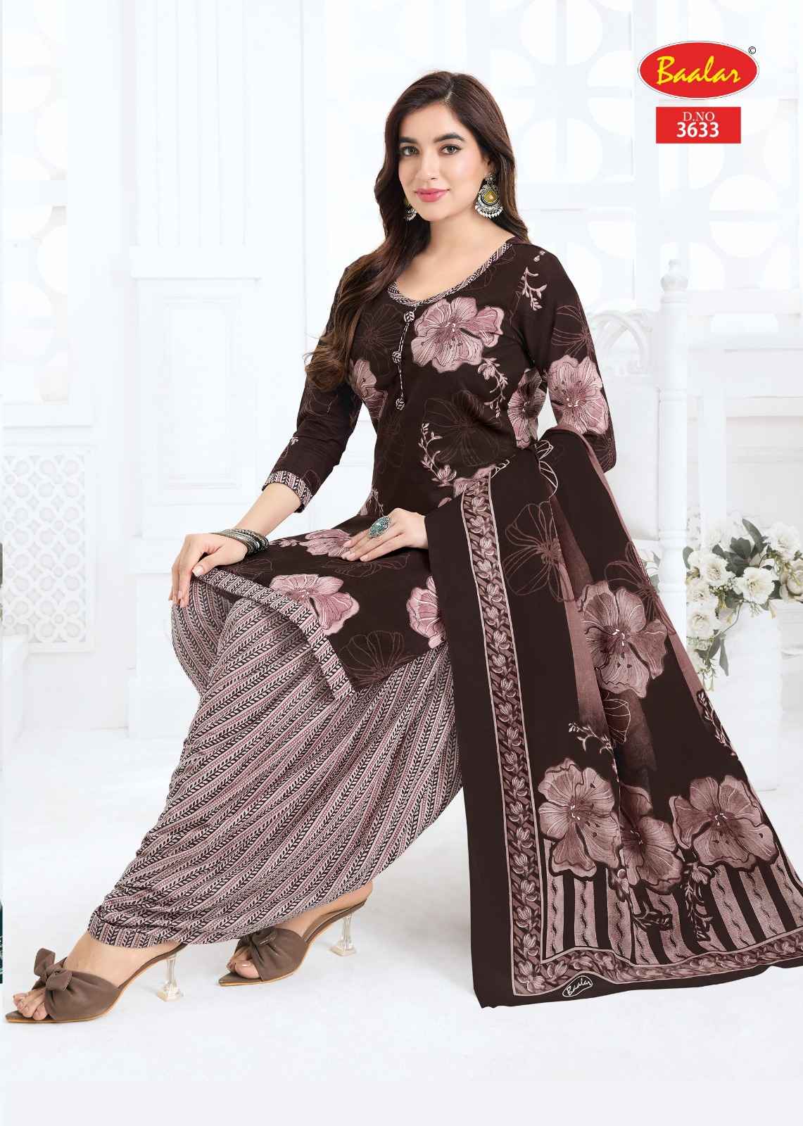 BAALAR ZAARA VOL-36 HEAVY COTTON PRINTED DRESS MATERIAL 